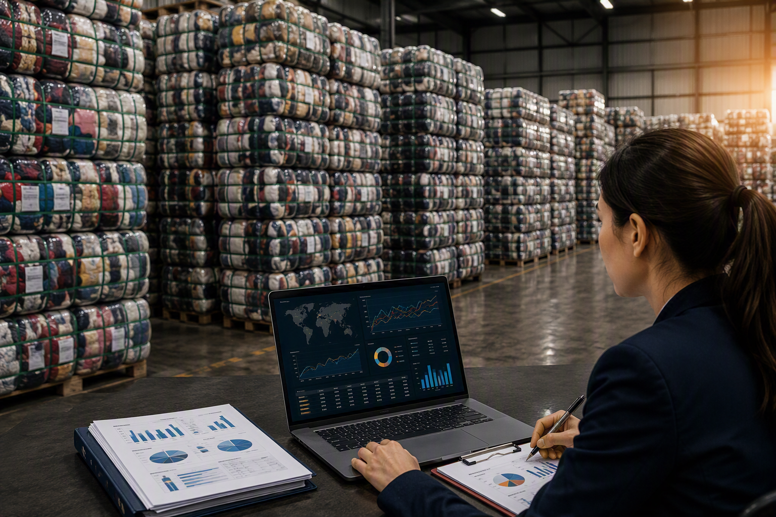 Market intelligence for used clothing export – real-time pricing trends and destination insights